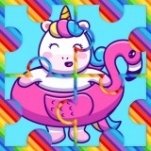 Игра Пазлы С Милым Радужным Единорогом